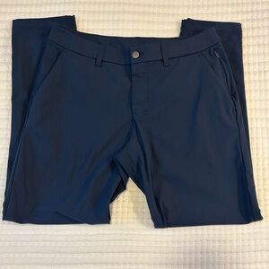 Lululemon Athletica Men's ABC Deep Blue Chinos 32” Waist